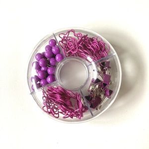 Mini Purple Office Supplies Kit